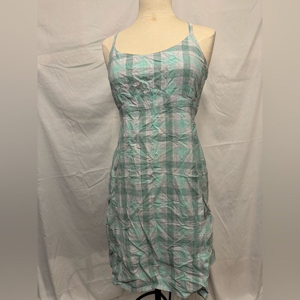 Horny Toad Green Plaid Dress
